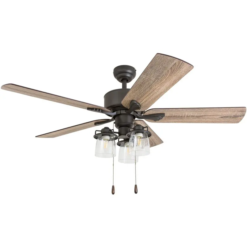 

Savings on the Bond Bridge) 50683-35 River Run Farmhouse 52-Inch Aged Bronze Indoor Ceiling Fan, Multi-Arm LED 3 + BOND Ceilin