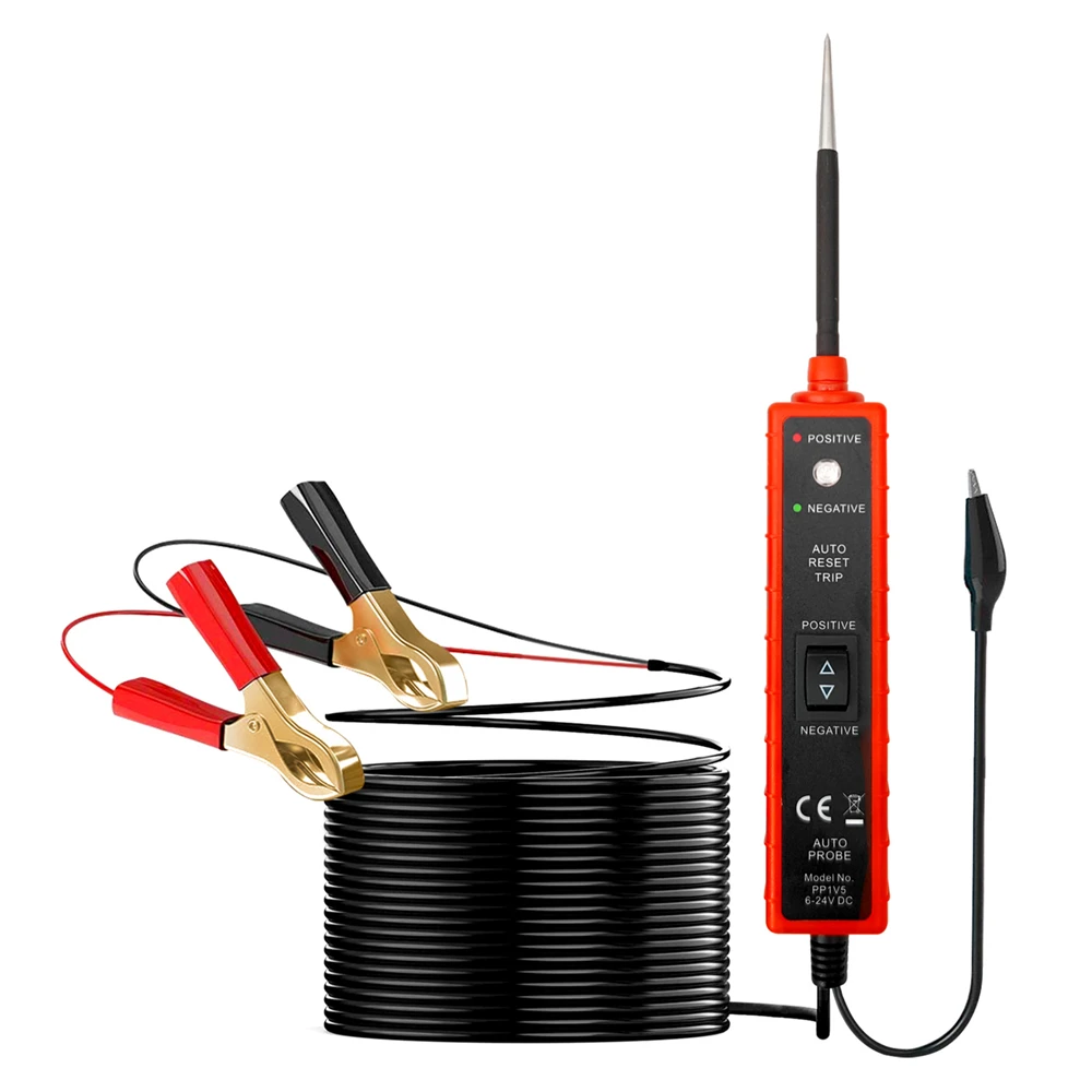 Car Electric Circuit Tester Test Pen Multifunctional Electrical Diagnosis Tool Power Probe Pencil Automotive Battery Tester6-24V
Car Electric Circuit Tester Test Pen Multifunctional Electrical Diagnosis Tool Power Probe Pencil Automotive Battery Tester6-24V