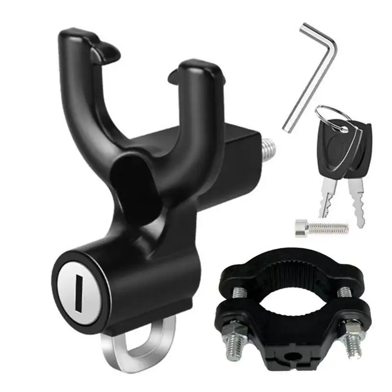 Universal Motorcycle Helmets Lock Aluminum Alloy 2in1 Tamper-Proof Helmet Anti-theft Security Lock Bike Helmet Lock Hanging Hook
Universal Motorcycle Helmets Lock Aluminum Alloy 2in1 Tamper-Proof Helmet Anti-theft Security Lock Bike Helmet Lock Hanging Hook