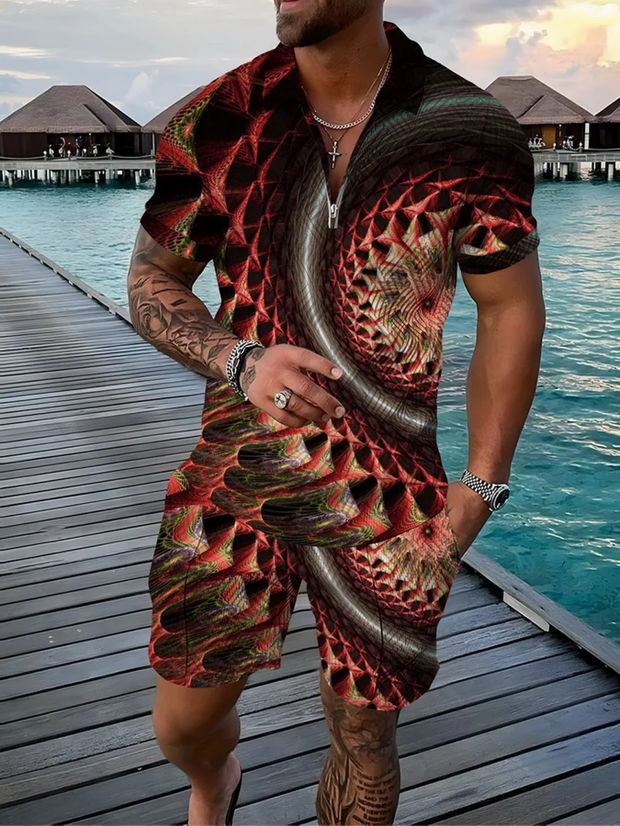 New Summer Men Polo Set Solid Color Casual Polo Shirt T-Shirt Shorts Lapel Zip Short Sleeve Harajuku Streetwear Cotton Plus Size
New Summer Men Polo Set Solid Color Casual Polo Shirt T-Shirt Shorts Lapel Zip Short Sleeve Harajuku Streetwear Cotton Plus Size