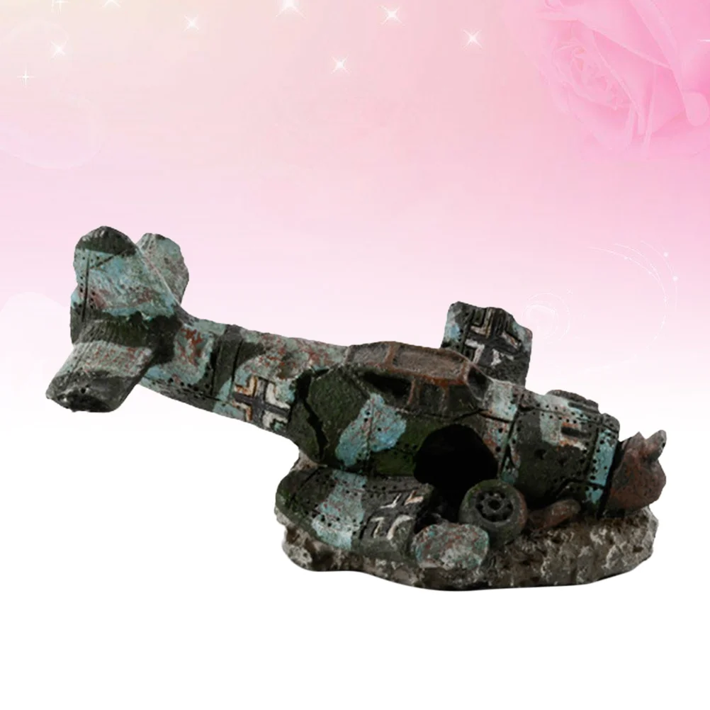 Aquarium Plane Decorationstank Sunken Ornament Resin Wreck Decoration Decor Shipwreck Ruins Ship Carwreck Betta Cave Funny Boat
Aquarium Plane Decorationstank Sunken Ornament Resin Wreck Decoration Decor Shipwreck Ruins Ship Carwreck Betta Cave Funny Boat