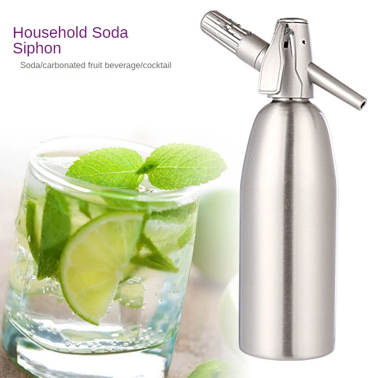 1L Soda Siphon CO2 Dispenser WATER Bubble Generator Cool Drink Cocktail Soda Machine DIY Soda Maker Making Sparking Water
1L Soda Siphon CO2 Dispenser WATER Bubble Generator Cool Drink Cocktail Soda Machine DIY Soda Maker Making Sparking Water