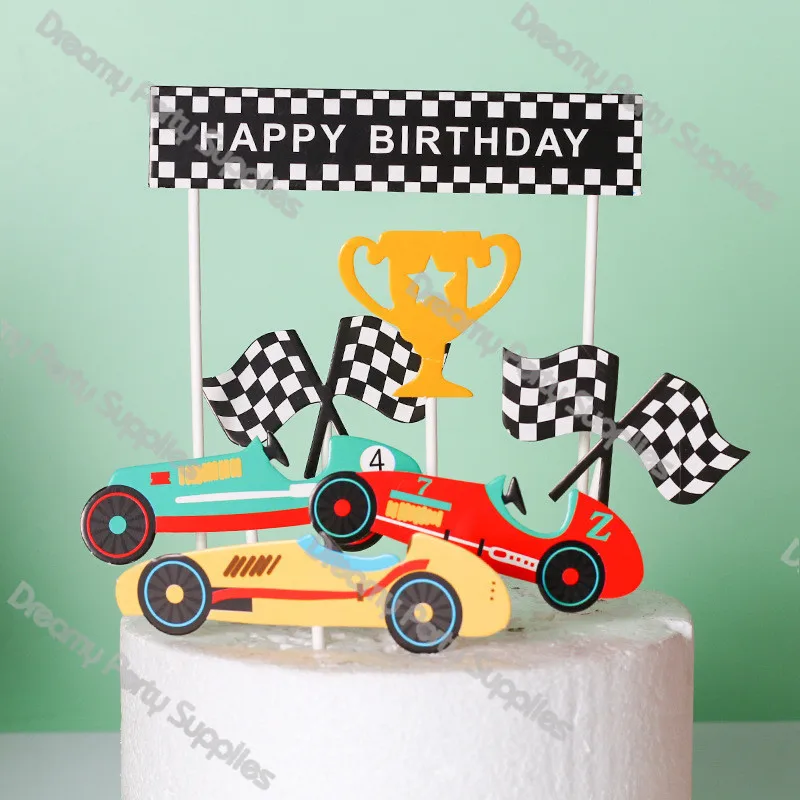 Racing Car Theme Happy Birthday Party Decor Kid Cake Topper Two Fast Racing Car 3rd Birthday Banner Decoration Cartoon Candy Bar
Racing Car Theme Happy Birthday Party Decor Kid Cake Topper Two Fast Racing Car 3rd Birthday Banner Decoration Cartoon Candy Bar