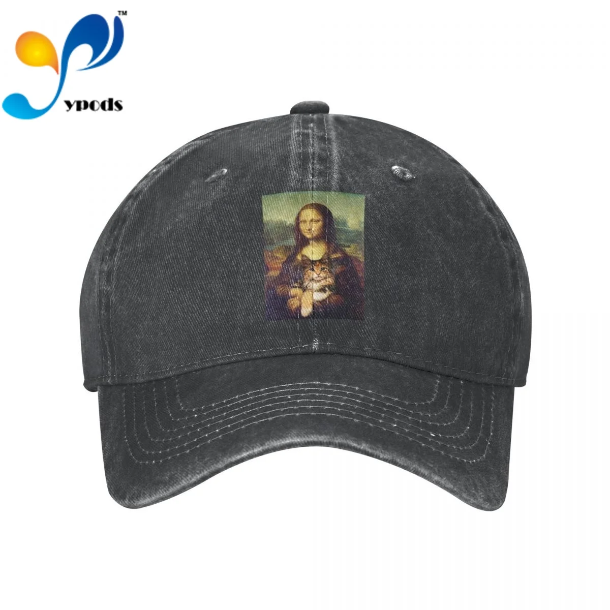 

Mona Lisa Funny Women Men Cotton Baseball Cap Unisex Casual Caps Outdoor Trucker Snapback Hats