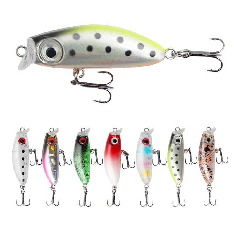 Floating Mino, Lure Bait, 4.3cm2.7g Artificial Plastic Hard Bait, Trolling Swinger Fishing Supplies with High Quality Point Hook
Floating Mino, Lure Bait, 4.3cm2.7g Artificial Plastic Hard Bait, Trolling Swinger Fishing Supplies with High Quality Point Hook