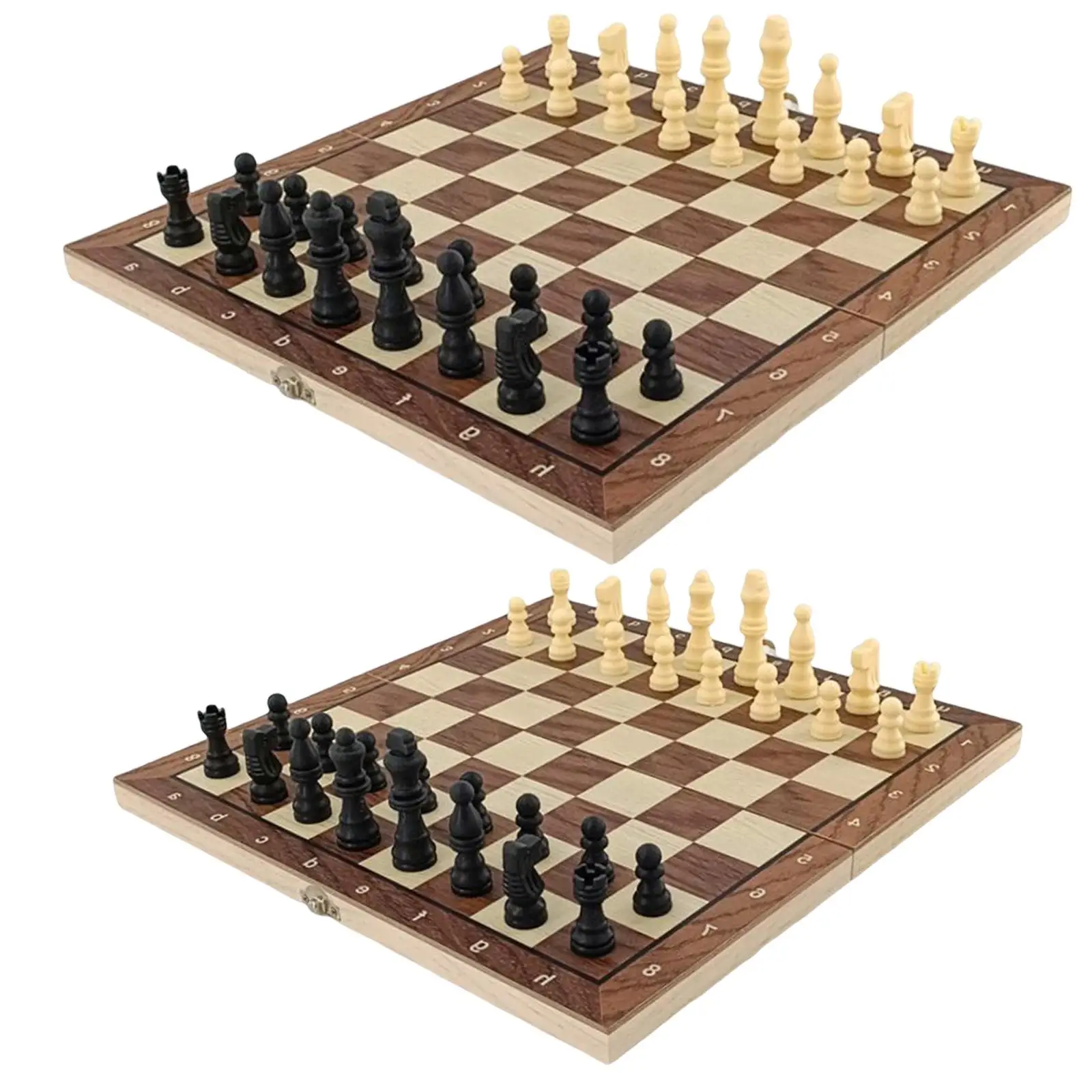 Portable Wooden Chess Backgammon Checkers Chessboard Board Game Travel Games Chess Set for Adults Christmas Gift
Portable Wooden Chess Backgammon Checkers Chessboard Board Game Travel Games Chess Set for Adults Christmas Gift