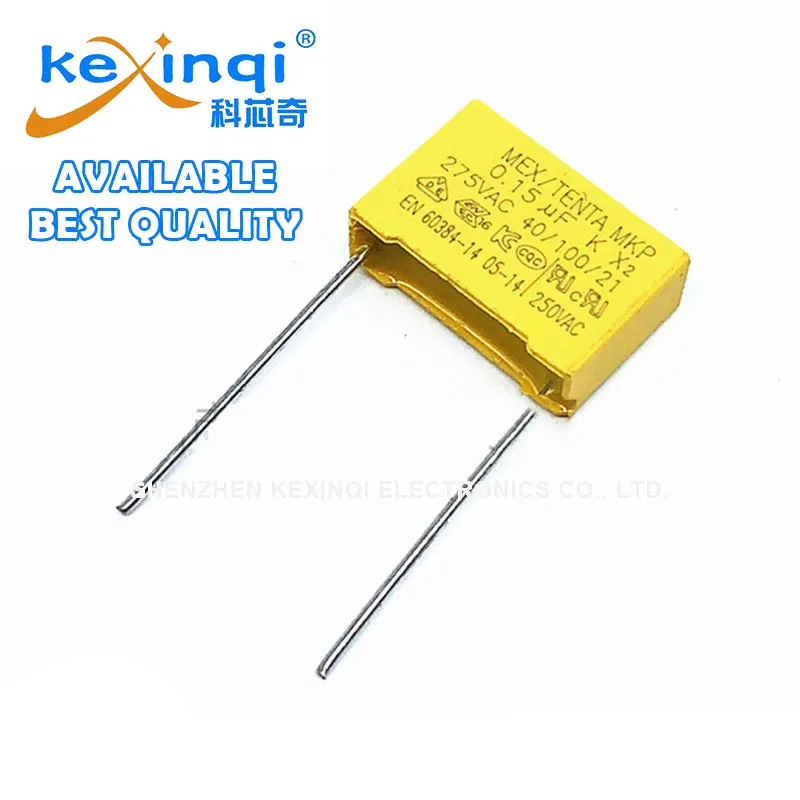 20pcs/lot 275V 154K Safety Capacitor X2 Polypropylene Safety Plastic Film 0.15uf MKP P=10MM 15mm Best Quality
20pcs/lot 275V 154K Safety Capacitor X2 Polypropylene Safety Plastic Film 0.15uf MKP P=10MM 15mm Best Quality