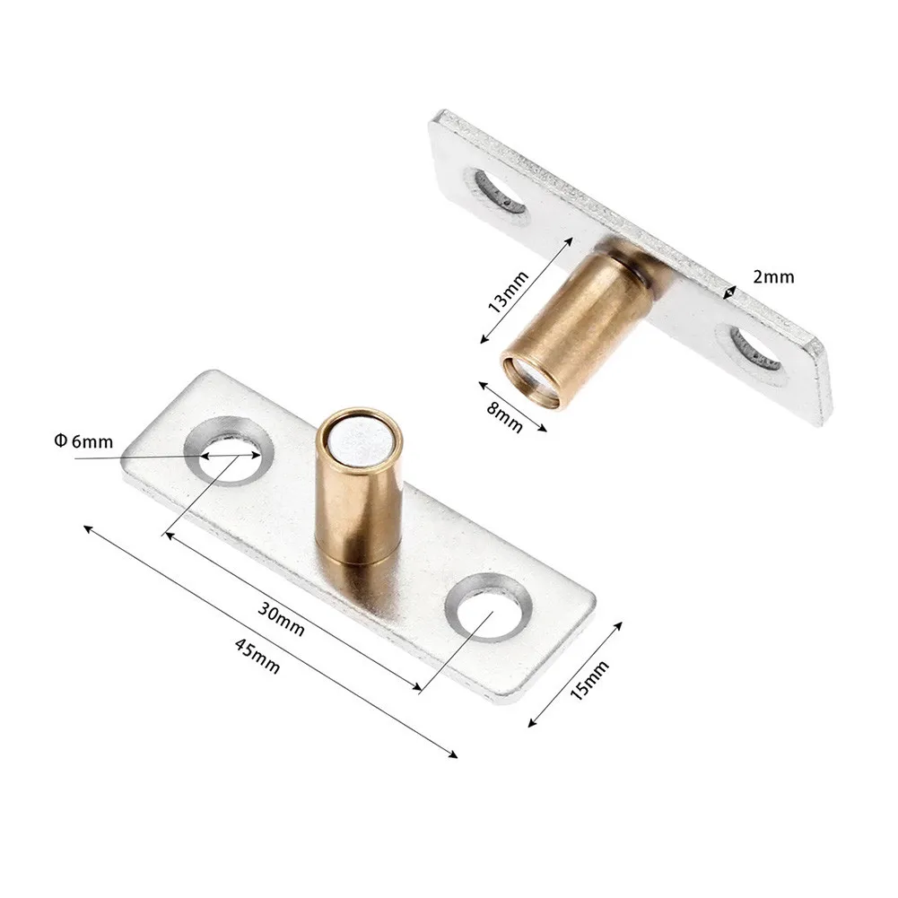 

Durable Practical Sliding Door Guide Locator Metal Replacement Hardware Home Improvement Slides Stopper Wooden