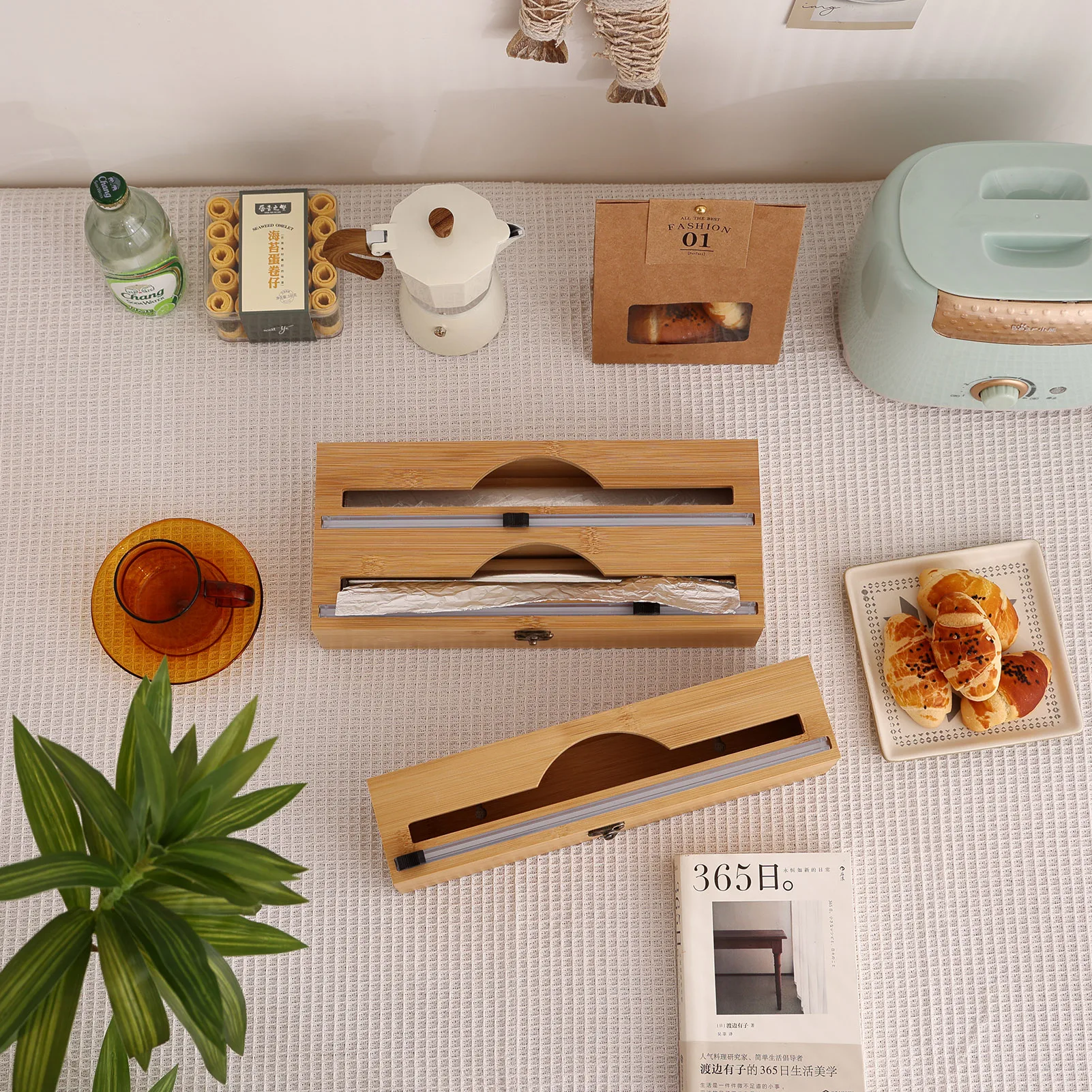 Wooden Kitchen Food Film Dispenser Cutter Wall Fixing Food Wrap Parchment Aluminum Foil And Cling Film Cutting Holder Dispenser
Wooden Kitchen Food Film Dispenser Cutter Wall Fixing Food Wrap Parchment Aluminum Foil And Cling Film Cutting Holder Dispenser