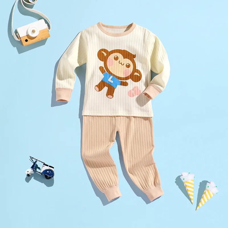 2 шт./комплект, хлопковые брюки с принтом обезьяны для маленьких девочек и мальчиков
2 шт./комплект, хлопковые брюки с принтом обезьяны для маленьких девочек и мальчиков