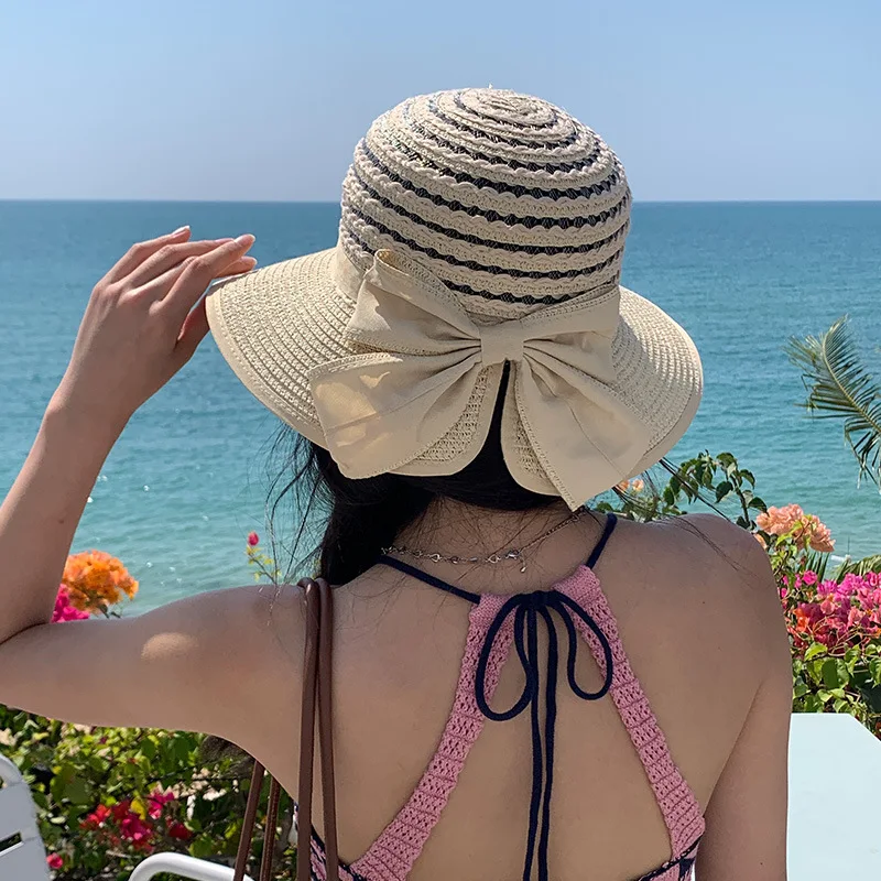 2023 New Korean Version Straw Hat Women's Summer Pastoral Bow Mesh Hats Outdoor Sun Protection Beach Breathable Sun Cap Mujer
2023 New Korean Version Straw Hat Women's Summer Pastoral Bow Mesh Hats Outdoor Sun Protection Beach Breathable Sun Cap Mujer