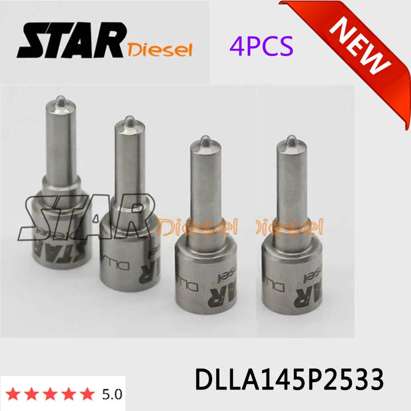 STAR Diesel 4*DLLA145P2533 Fuel Injection Nozzle DLLA 145P 2533 DLLA 145 P 2533 For Common Rail Fuel Auto Engine
STAR Diesel 4*DLLA145P2533 Fuel Injection Nozzle DLLA 145P 2533 DLLA 145 P 2533 For Common Rail Fuel Auto Engine