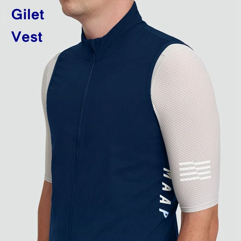 2022 MAAP Navy Blue Outdoor Riding Gilet Windproof Sleeveless Cycling Vest Best Sell Style Simple Solid Silver Gray Team VEST
2022 MAAP Navy Blue Outdoor Riding Gilet Windproof Sleeveless Cycling Vest Best Sell Style Simple Solid Silver Gray Team VEST