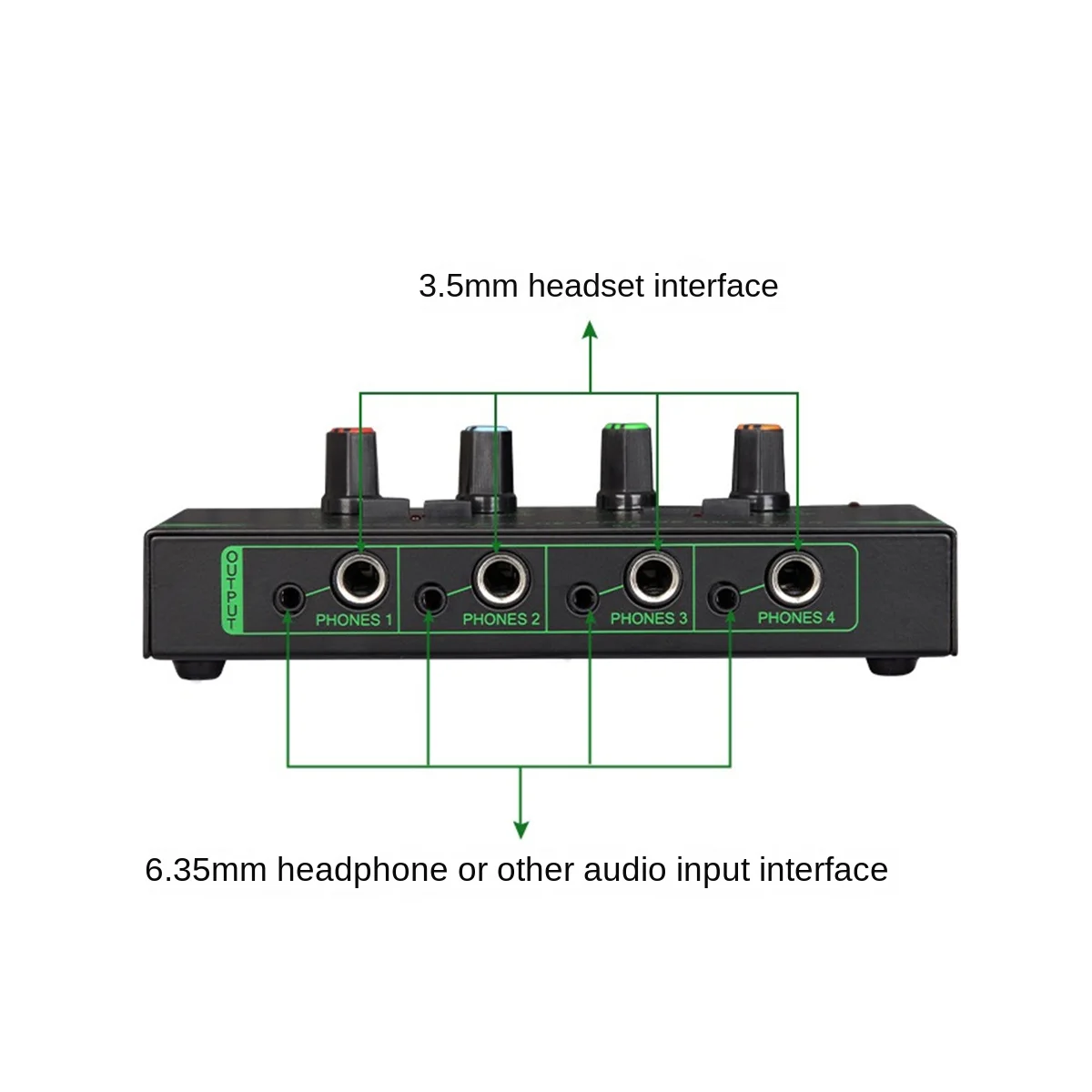 6 Channels Mini Headphone Amplifier HA400 Ultra-Compact Stereo Audio Amplifier Earphone Amp for Music
6 Channels Mini Headphone Amplifier HA400 Ultra-Compact Stereo Audio Amplifier Earphone Amp for Music