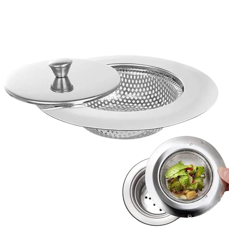 Kitchen Sink Strainer Stainless Steel Sink Drain Strainer With Lid Perforated Basket Drain Filter Sieve For Kitchen Bathroom Tub
Kitchen Sink Strainer Stainless Steel Sink Drain Strainer With Lid Perforated Basket Drain Filter Sieve For Kitchen Bathroom Tub