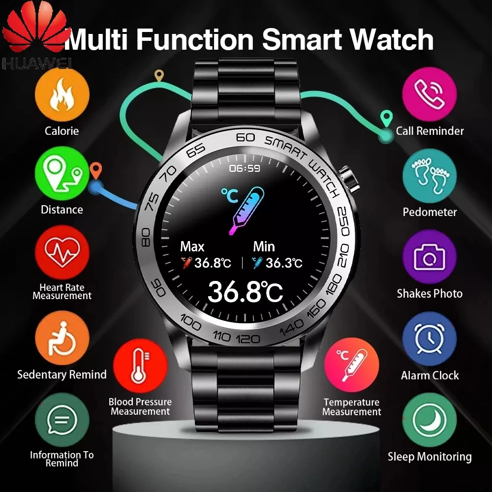 Huawei Smart Watch Men Pedometer Watches GPS Fitness Tracker Full Touch Sport Temperature Smartwatch Women For Android IOS
Huawei Smart Watch Men Pedometer Watches GPS Fitness Tracker Full Touch Sport Temperature Smartwatch Women For Android IOS