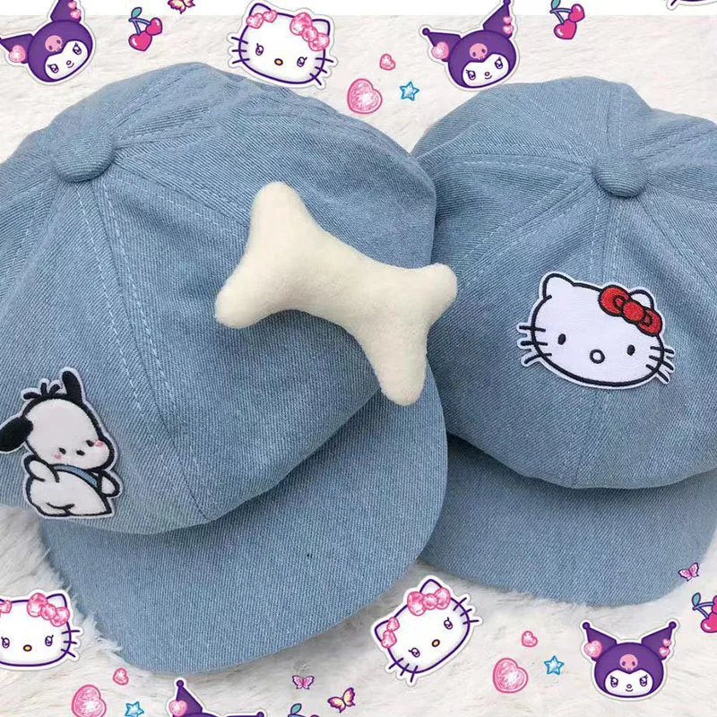 New Kawaii Sanrios Anime Hellokitty Pochacco Beret Octagonal Hat Spice Girls Round Hat Fashion Beauty Warm Berets Birthday Gifts
New Kawaii Sanrios Anime Hellokitty Pochacco Beret Octagonal Hat Spice Girls Round Hat Fashion Beauty Warm Berets Birthday Gifts