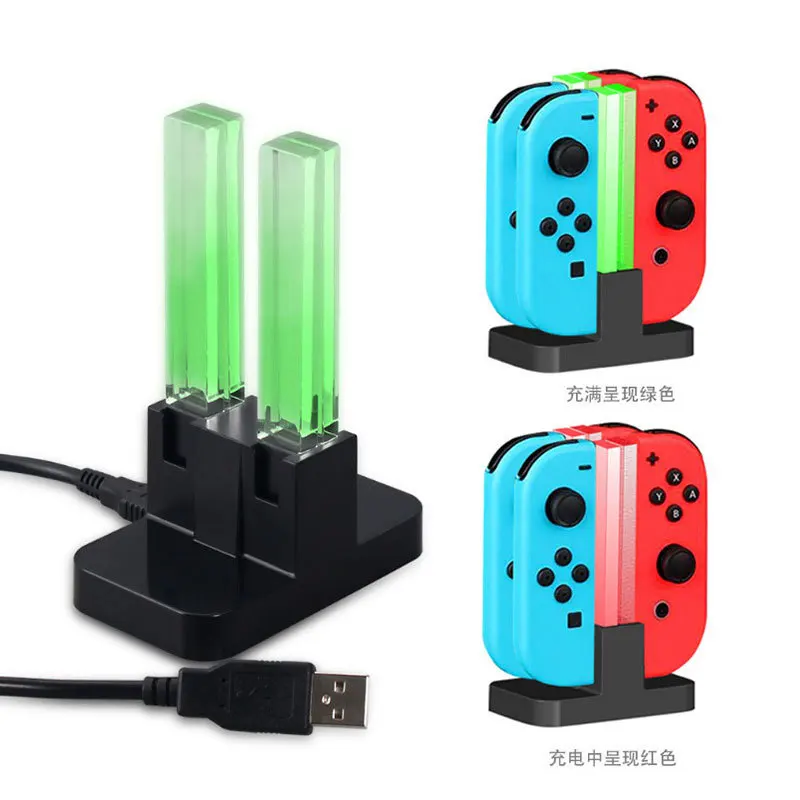 Зарядная док-станция совместима с переключателем Nintendo для джойстика Con и OLED-контроллером с подсветкой, световой индикатор с зарядным кабеле...
Зарядная док-станция совместима с переключателем Nintendo для джойстика Con и OLED-контроллером с подсветкой, световой индикатор с зарядным кабеле...