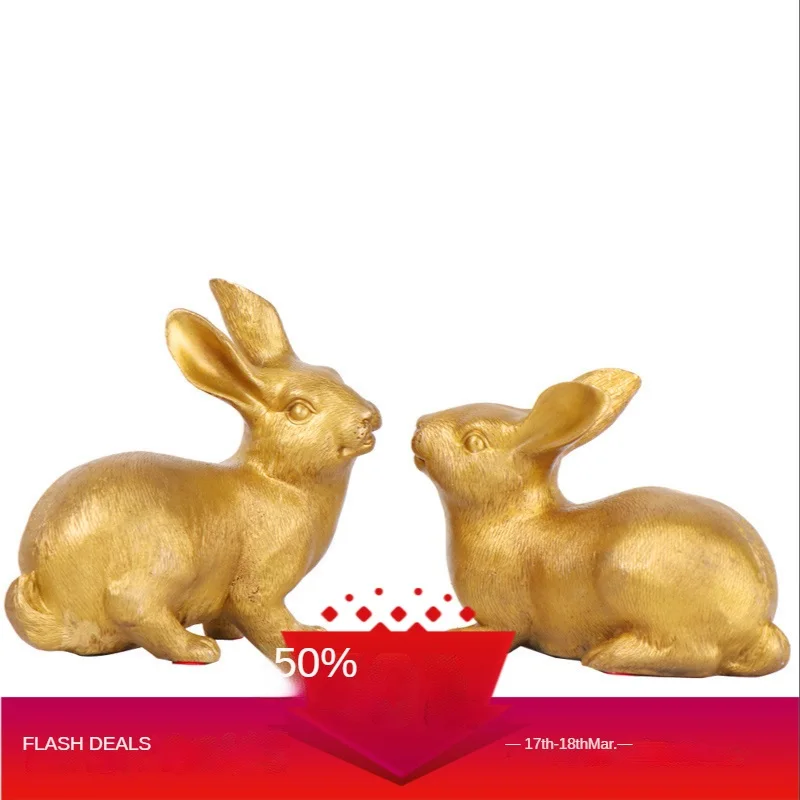 Copper Ware Pure Brass Pairs Rabbit Copper Rabbit Zodiac Rabbit Money Zodiac Rabbit Home Hallway Crafts Decorations
Copper Ware Pure Brass Pairs Rabbit Copper Rabbit Zodiac Rabbit Money Zodiac Rabbit Home Hallway Crafts Decorations