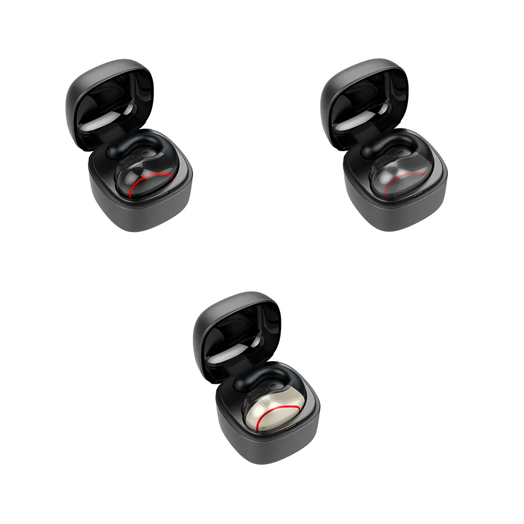 1 Pc Bluetooth-compatible Wireless Earphones Earhook Touch Control Headsets with Microphone Headphones Music Black
1 Pc Bluetooth-compatible Wireless Earphones Earhook Touch Control Headsets with Microphone Headphones Music Black