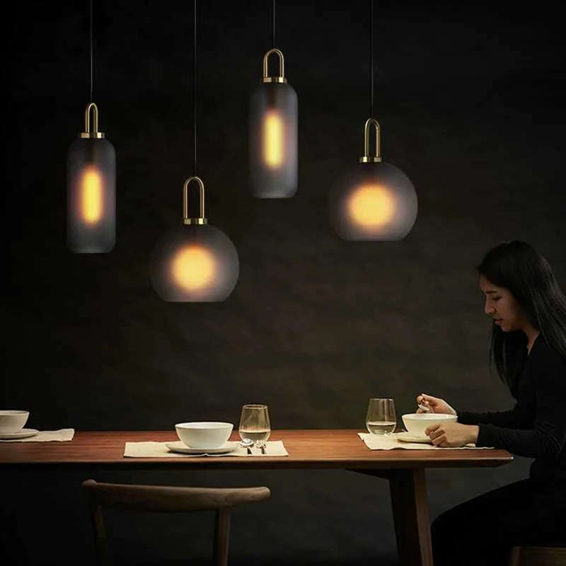 Led Pendant Lights Smoke Grey Glass Nordic for Dinning Room Hanging Lamp Bedroom Bedside Staircase Pendant Lamp
Led Pendant Lights Smoke Grey Glass Nordic for Dinning Room Hanging Lamp Bedroom Bedside Staircase Pendant Lamp