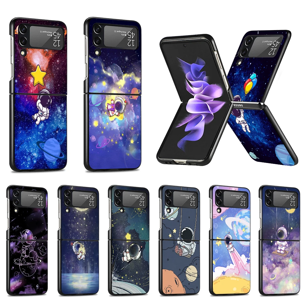 Astronaut Cute Case for Samsung Galaxy Z Flip3 Flip4 5G Mobile Phone Bag Z Flip 4 3 Black PC Hard Coque Zflip4 Zflip3 Cover
Astronaut Cute Case for Samsung Galaxy Z Flip3 Flip4 5G Mobile Phone Bag Z Flip 4 3 Black PC Hard Coque Zflip4 Zflip3 Cover
