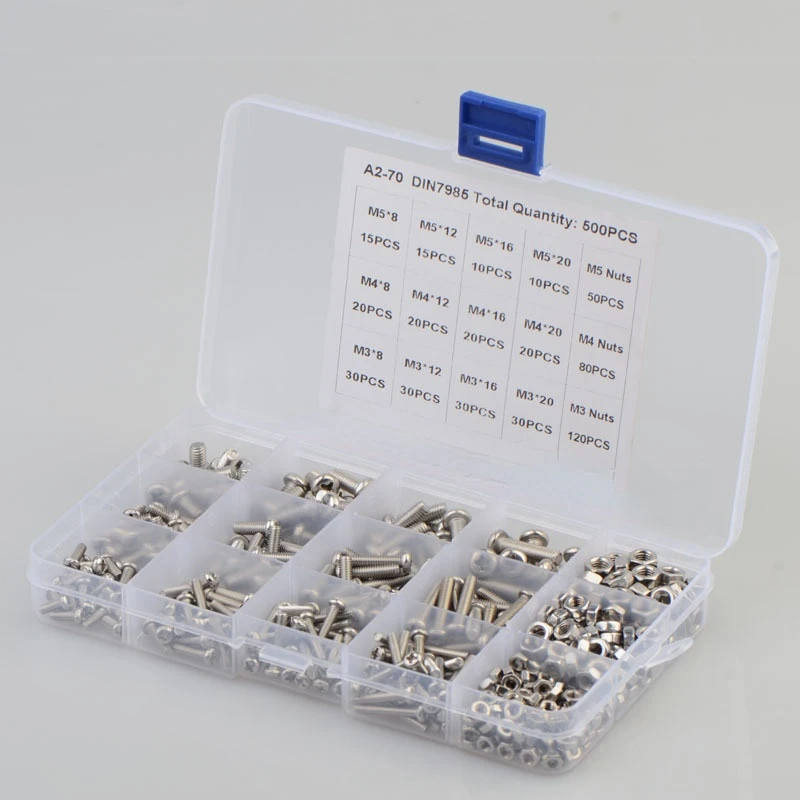 Винты комбинированные M3 M4 M5 * 8 / 12 / 16 / 20 из нержавеющей стали 500 с крестообразной головкой, набор винтов для установки гаек, бытовые крепежные ...
Винты комбинированные M3 M4 M5 * 8 / 12 / 16 / 20 из нержавеющей стали 500 с крестообразной головкой, набор винтов для установки гаек, бытовые крепежные ...