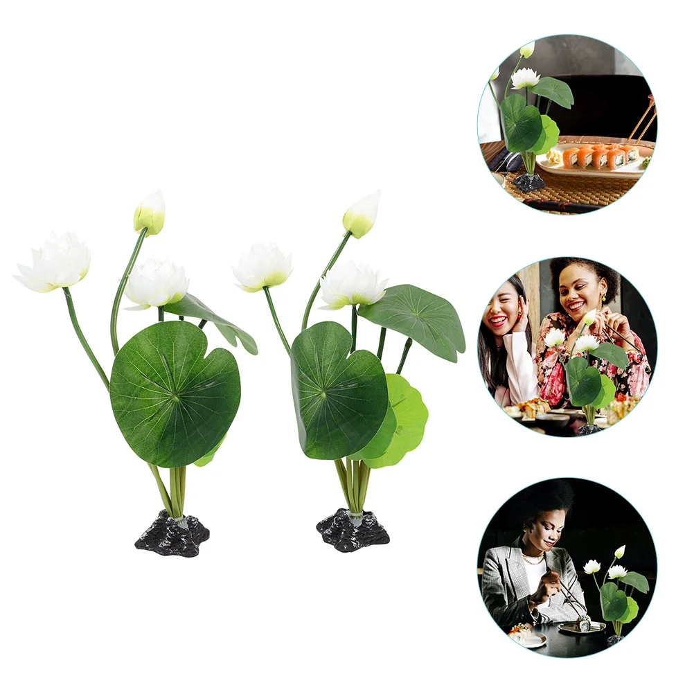 Flower Lotus Sushi Artificial Plate Flowers Ornament Table Japanese Plant Fake Aquarium Decorative Sashimi Water Small
Flower Lotus Sushi Artificial Plate Flowers Ornament Table Japanese Plant Fake Aquarium Decorative Sashimi Water Small