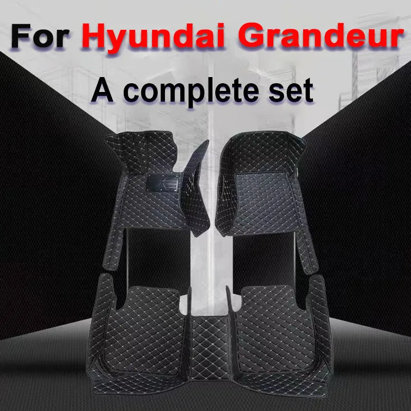 

Автомобильные коврики для Hyundai greatazera IG 2019 ~ 2022, коврики для защиты от грязи, кожаные напольные коврики, детали для интерьера автомобиля, аксессуары для автомобиля