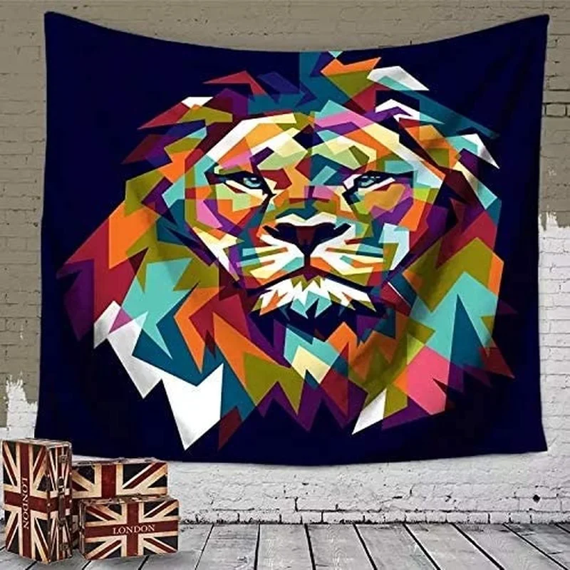 Lion tapestry Retro African Lion Geometric Boys Tapestry Wild College Modern decoration for Living room, bedroom, Dorm, Patio
Lion tapestry Retro African Lion Geometric Boys Tapestry Wild College Modern decoration for Living room, bedroom, Dorm, Patio