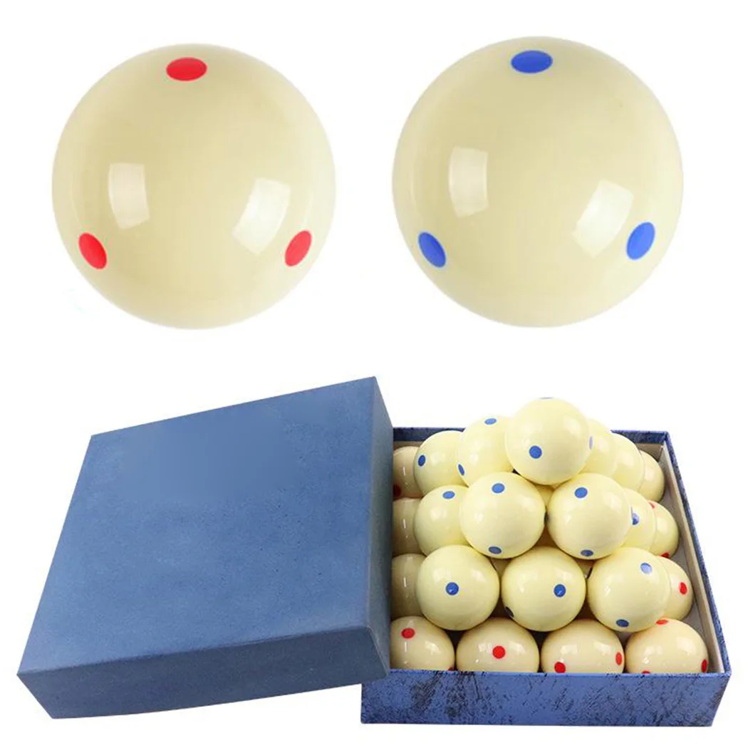 Blue/red Resin Dot - Spot Pool Billiards Balls Cue Balls For Billiard Table/billiard Room For Standard 2-1/4" Indoor Games
Blue/red Resin Dot - Spot Pool Billiards Balls Cue Balls For Billiard Table/billiard Room For Standard 2-1/4" Indoor Games