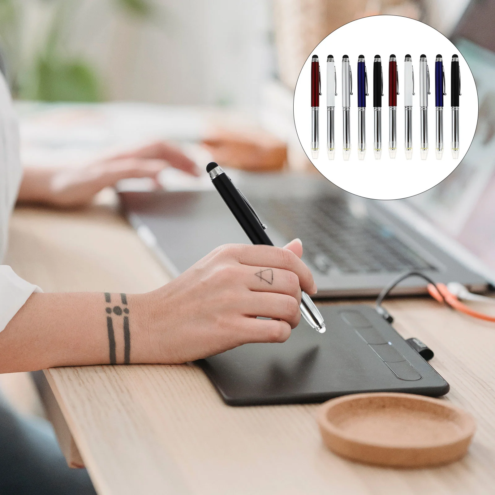 10Pcs Delicate Multi-functional Creative Practical Durable Touch Pen Universal Stylus Pen
10Pcs Delicate Multi-functional Creative Practical Durable Touch Pen Universal Stylus Pen