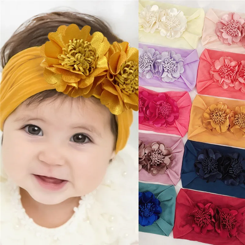 Baby Headbands Newborn Soft Nylon Kids Child Elastic Flower Solid Color Headwear Baby Girl Hair Accessories
Baby Headbands Newborn Soft Nylon Kids Child Elastic Flower Solid Color Headwear Baby Girl Hair Accessories
