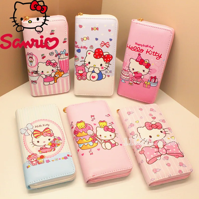Sanrio Hello Kitty New Wallet Luxury Brand Women's Coin Purse Large -capacity Multi -card Slot Fashion Girl Wallet High Quality
Sanrio Hello Kitty New Wallet Luxury Brand Women's Coin Purse Large -capacity Multi -card Slot Fashion Girl Wallet High Quality