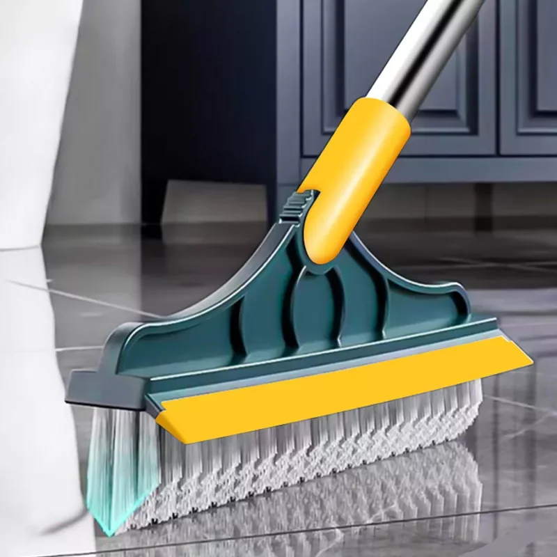 NEW2023 Floor Scrub Brush, Push Broom with Long Handle,2 in 1 Squeegee and Brush,Tub and Tile Brush for Cleaning Bathroom Kitche 
NEW2023 Floor Scrub Brush, Push Broom with Long Handle,2 in 1 Squeegee and Brush,Tub and Tile Brush for Cleaning Bathroom Kitche