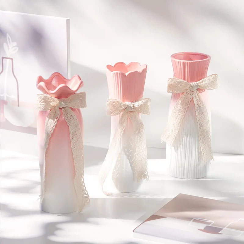 Ceramic Decorative Vase for Home Decoration Creative Gradient Flower Arrangement Pot Modern Living Room TV Cabinet Ornament
Ceramic Decorative Vase for Home Decoration Creative Gradient Flower Arrangement Pot Modern Living Room TV Cabinet Ornament