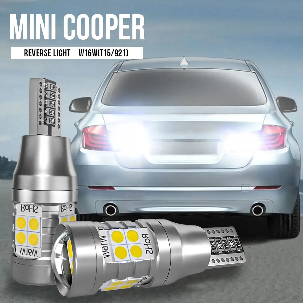 2pcs W16W T15 921 Canbus LED Reverse Light Blub Backup Lamp For Mini Cooper R50 R53 R56 R58 Convertible R52 R57 Roadster R59
2pcs W16W T15 921 Canbus LED Reverse Light Blub Backup Lamp For Mini Cooper R50 R53 R56 R58 Convertible R52 R57 Roadster R59