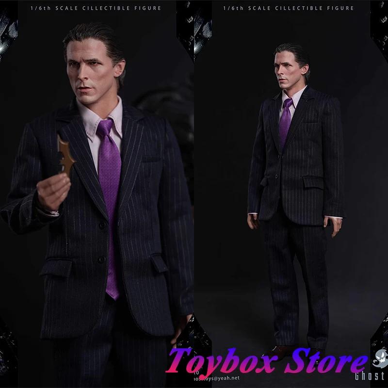 В наличии Ghost Toys GH-010 1/6 Gotham Batman Wayne Suit Тканевая фигурка в полоску Официальный декор