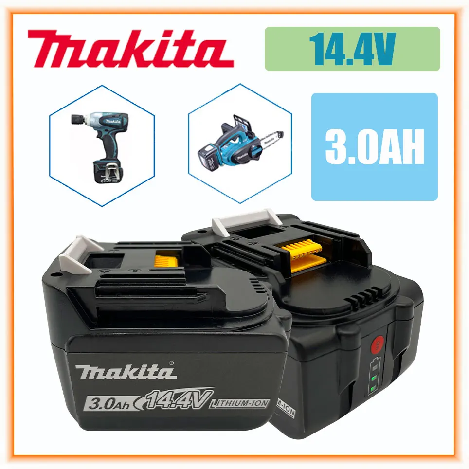 Makita BL1430 BL1415 BL1440 196875-4 194558-0 195444-8 3.0AH 4.0Ah 5.0AH 6.0Ah 14.4V rechargeable battery for LED indicator
Makita BL1430 BL1415 BL1440 196875-4 194558-0 195444-8 3.0AH 4.0Ah 5.0AH 6.0Ah 14.4V rechargeable battery for LED indicator