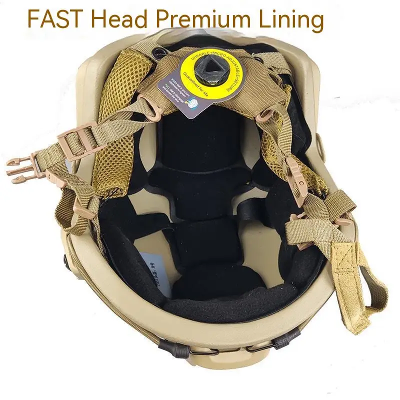 

LPRED Fast HDPE NIJ IIIA High Cut Ballistic Helmet 2 Generation high-grade lining UHMW-PE BALLISTIC IIIA BULLET PROOF HELMET