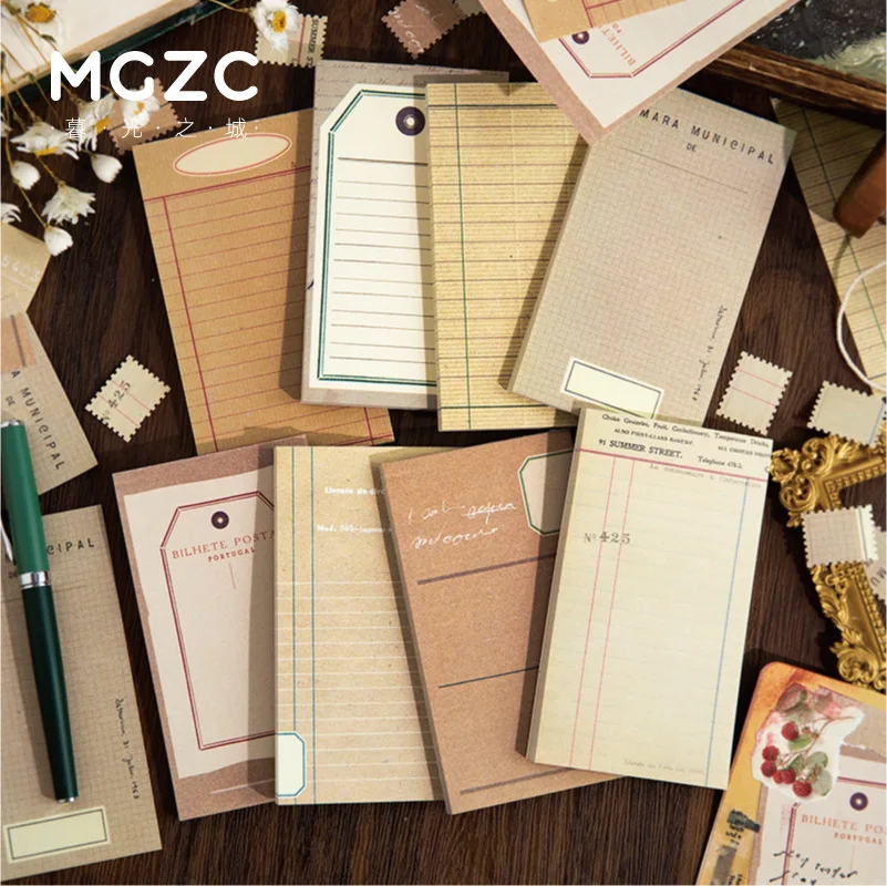 50pcs/lot Memo Pads Material Paper Light vintage base Junk Journal Scrapbooking Cards Retro Background Decoration Paper
50pcs/lot Memo Pads Material Paper Light vintage base Junk Journal Scrapbooking Cards Retro Background Decoration Paper