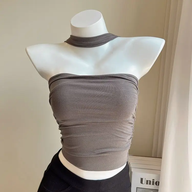 Double Layer Neck Suspender Sleeveless Vest Top Female Summer 2022 New Pure Sweet and Spicy Design Sense Goes with Everything
Double Layer Neck Suspender Sleeveless Vest Top Female Summer 2022 New Pure Sweet and Spicy Design Sense Goes with Everything