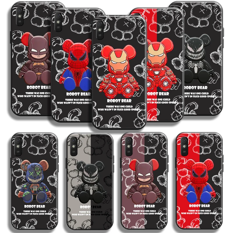 Marvel Cute Spiderman Venom Bear Case For Xiaomi Redmi 9A Phone Case For Redmi 9AT Coque Silicone Cover Carcasa Black Funda
Marvel Cute Spiderman Venom Bear Case For Xiaomi Redmi 9A Phone Case For Redmi 9AT Coque Silicone Cover Carcasa Black Funda
