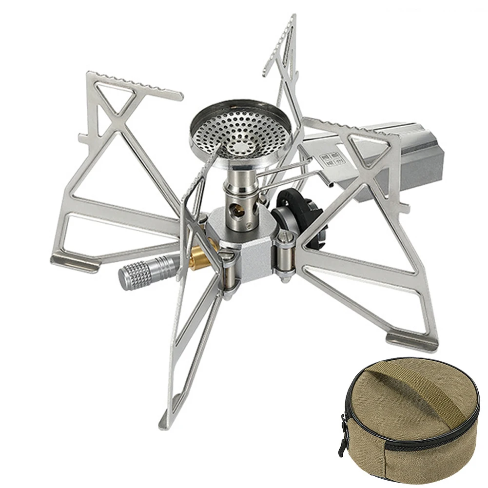Foldable Gas Stove Backpacking With Storage Bag 3300W Camping Hiking Outdoor Powerful With Micro Regulator Igniter
Foldable Gas Stove Backpacking With Storage Bag 3300W Camping Hiking Outdoor Powerful With Micro Regulator Igniter