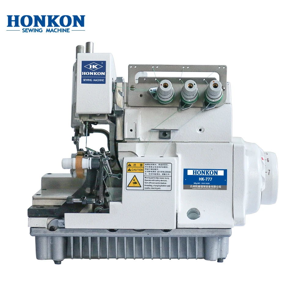 

Direct Drive Glove Overlock Sewing Machine HK-777 Industrial Lockstitch Sewing Machine 1-8mm Max. Sewing Thickness HONKON