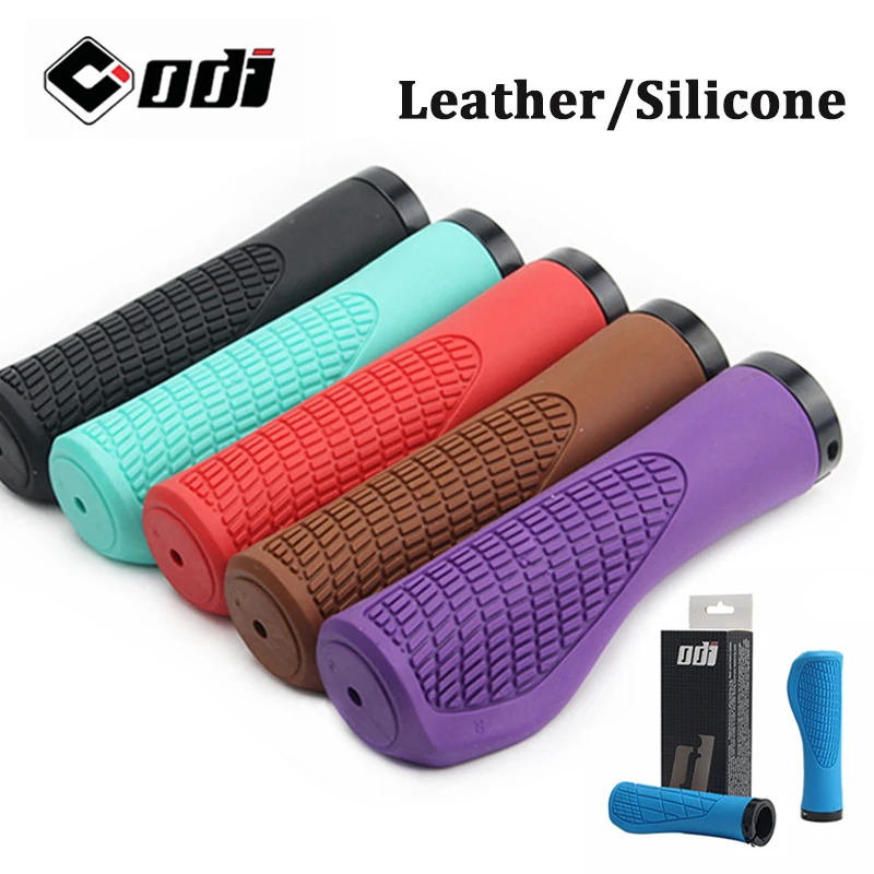 ODI Mountain Bike Hand Grip Leather/Silicone Mtb Cuffs Bicycle Grips Ergonomic Shock Absorption Bike Handle Cover Cycling Parts
ODI Mountain Bike Hand Grip Leather/Silicone Mtb Cuffs Bicycle Grips Ergonomic Shock Absorption Bike Handle Cover Cycling Parts
