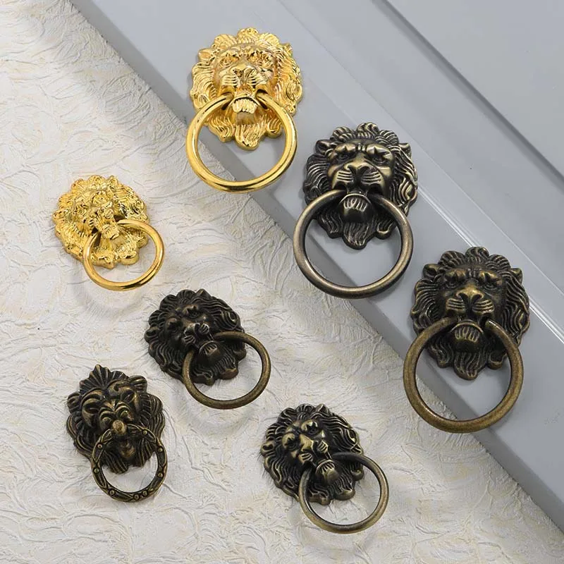 Antique Lion Head Zinc Alloy Drawer Wine Box Packaging Box Handle Decorative Handle Dresser Cabinet Handle Hardware Accessories
Antique Lion Head Zinc Alloy Drawer Wine Box Packaging Box Handle Decorative Handle Dresser Cabinet Handle Hardware Accessories