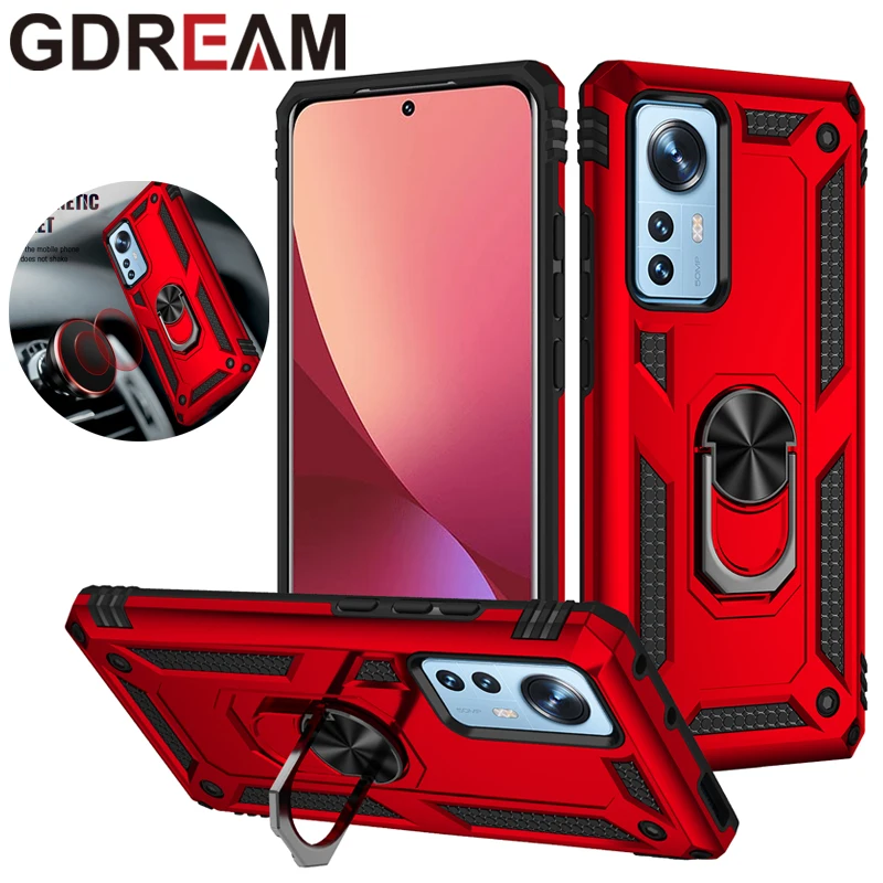Sergeant Armor Phone Case For Xiaomi 12 12X 12Pro Military Grade Anti-Fall Bracket Ring Protective Cover For Xiaomi 12 5G 12Lite
Sergeant Armor Phone Case For Xiaomi 12 12X 12Pro Military Grade Anti-Fall Bracket Ring Protective Cover For Xiaomi 12 5G 12Lite