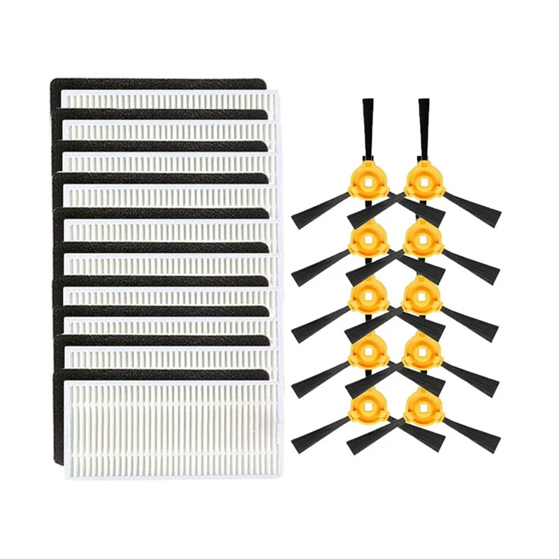 20PCS Replacement Parts For Ecovacs DEEBOT N79 N79S Robotic Vacuum Cleaner Main Brush Filter Side Brush Accessory Kit
20PCS Replacement Parts For Ecovacs DEEBOT N79 N79S Robotic Vacuum Cleaner Main Brush Filter Side Brush Accessory Kit