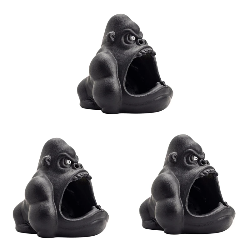3X Ceramic Cartoon Animal Ashtray Orangutan Anti-Ash Car Large Capacity Ashtray Living Room Office Decoration Gift
3X Ceramic Cartoon Animal Ashtray Orangutan Anti-Ash Car Large Capacity Ashtray Living Room Office Decoration Gift
